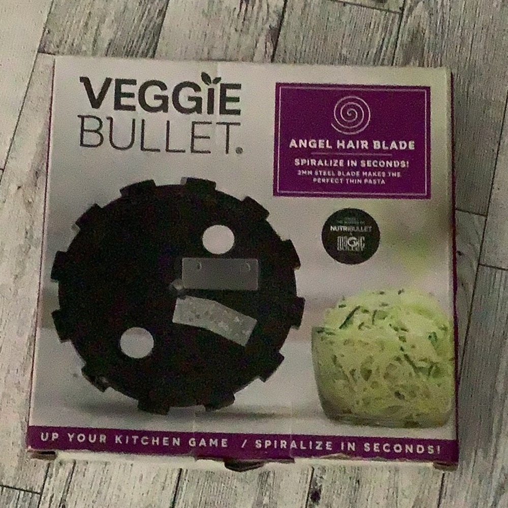 Veggie bullet angel hair blade